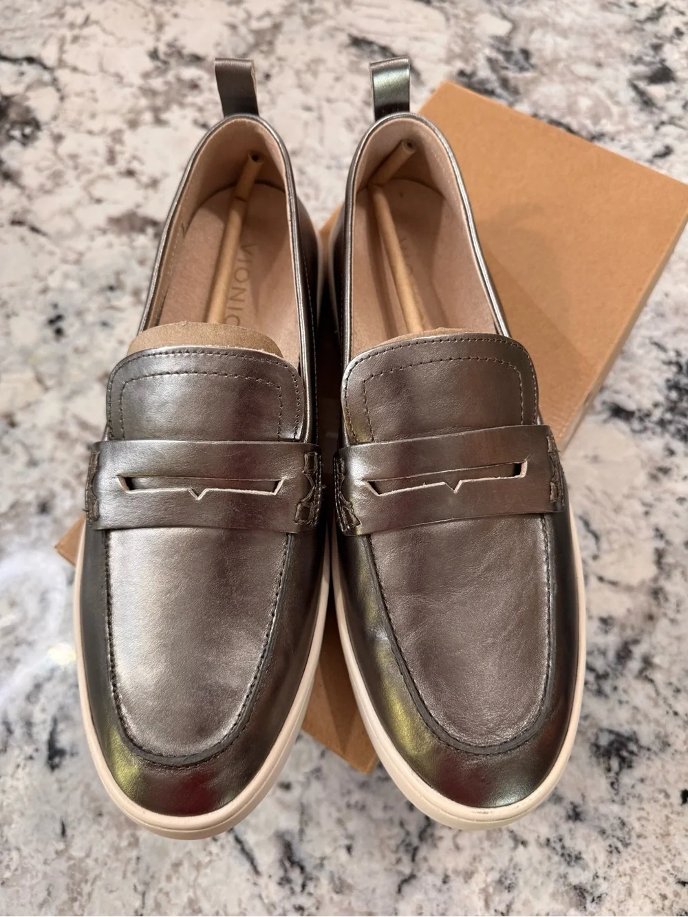 Michael Kors Womens NEW Bronze Loafers